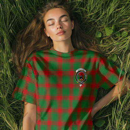 Clan Middleton Tartan Women T Shirt Crest And Plaid Basic Style