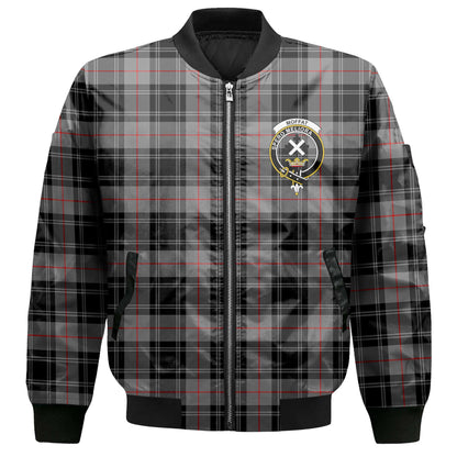 Clan Moffat Tartan Men Bomber Jacket Crest And Plaid Basic Style