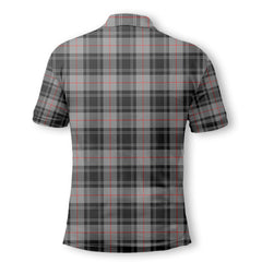 Clan Moffat Tartan Men Polo Shirt Crest And Plaid Basic Style