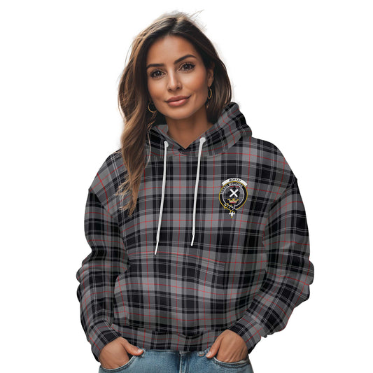 Clan Moffat Tartan Women Hoodie Crest And Plaid Basic Style