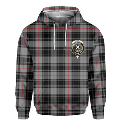 Clan Moffat Tartan Women Hoodie Crest And Plaid Basic Style