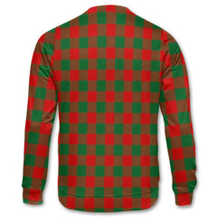 Clan Moncreiffe Tartan Women Sweatshirt Crest And Plaid Basic Style