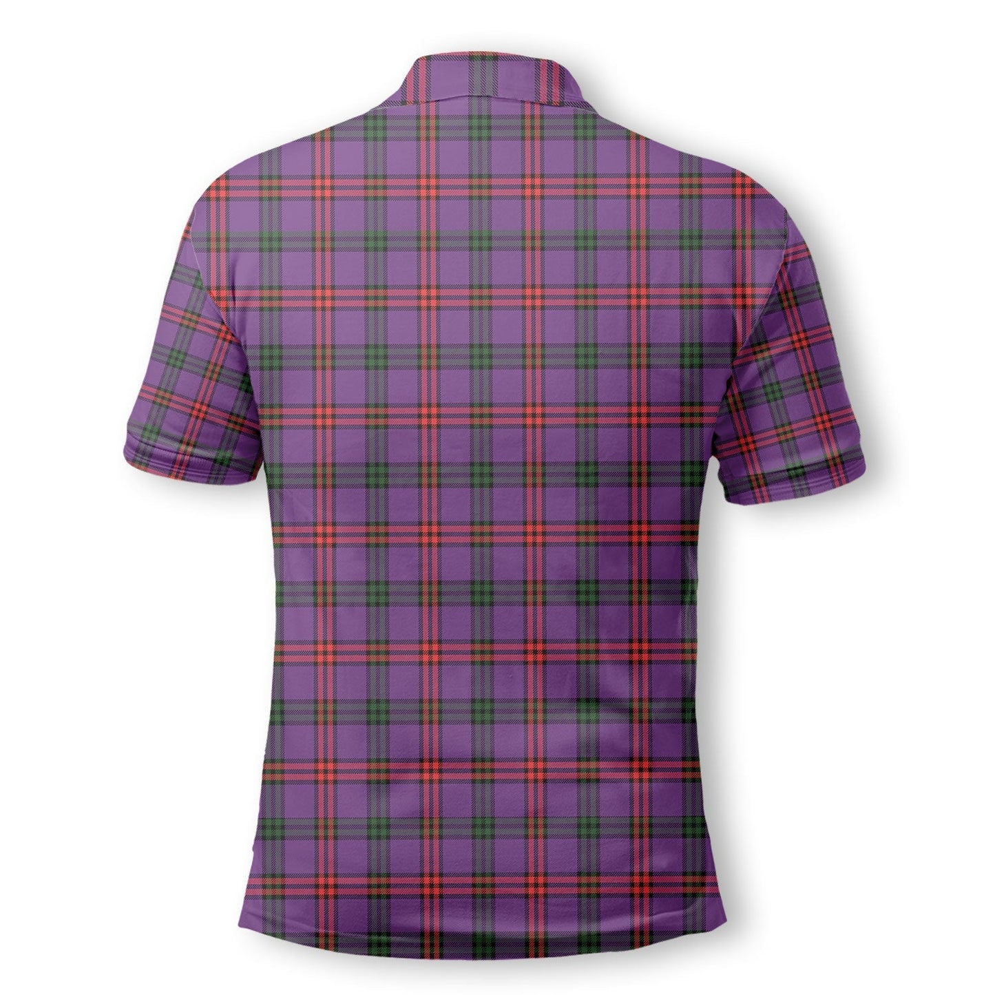 Clan Montgomery Tartan Golf Tartan Men Polo Shirt Crest And Plaid Basic Style