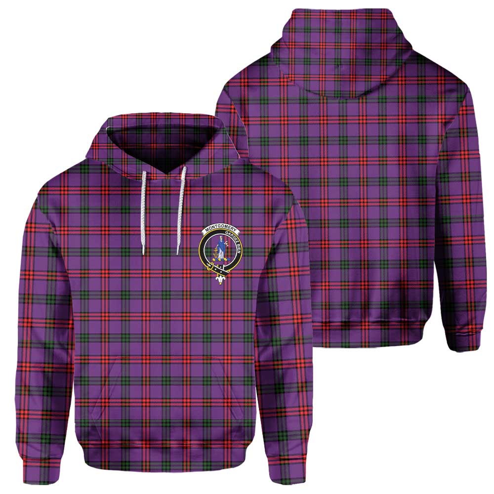 Clan Montgomery Tartan Men Hoodie Crest And Plaid Basic Style