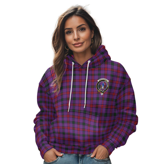 Clan Montgomery Tartan Women Hoodie Crest And Plaid Basic Style