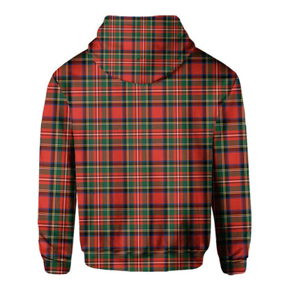 Clan Monypenny Tartan Men Hoodie Crest And Plaid Basic Style