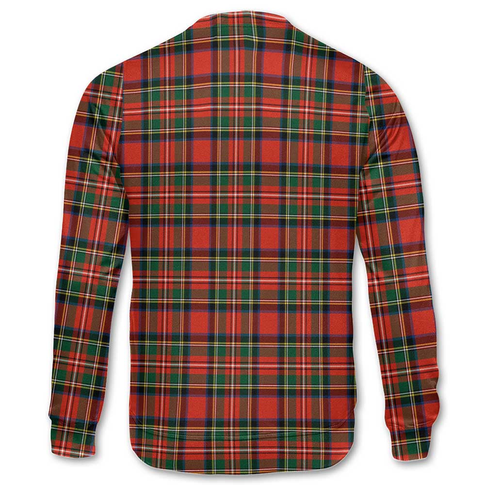 Clan Monypenny Tartan Men Sweatshirt Crest And Plaid Basic Style