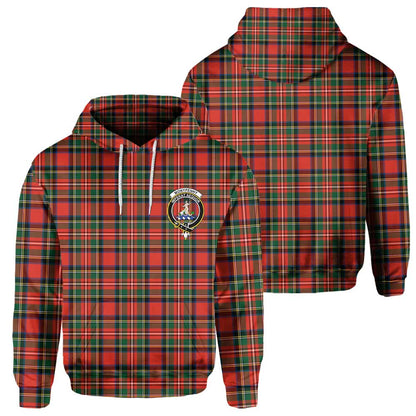 Clan Monypenny Tartan Women Hoodie Crest And Plaid Basic Style