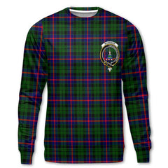 Clan Morrison Tartan Men Sweatshirt Crest And Plaid Basic Style