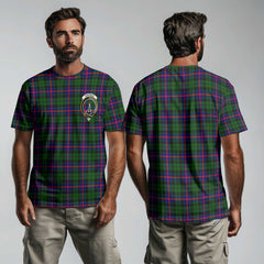 Clan Morrison Tartan Men T Shirt Crest And Plaid Basic Style