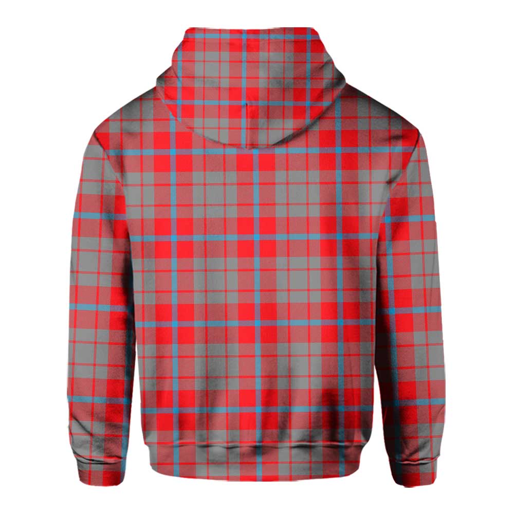 Clan Moubray Tartan Men Hoodie Crest And Plaid Basic Style