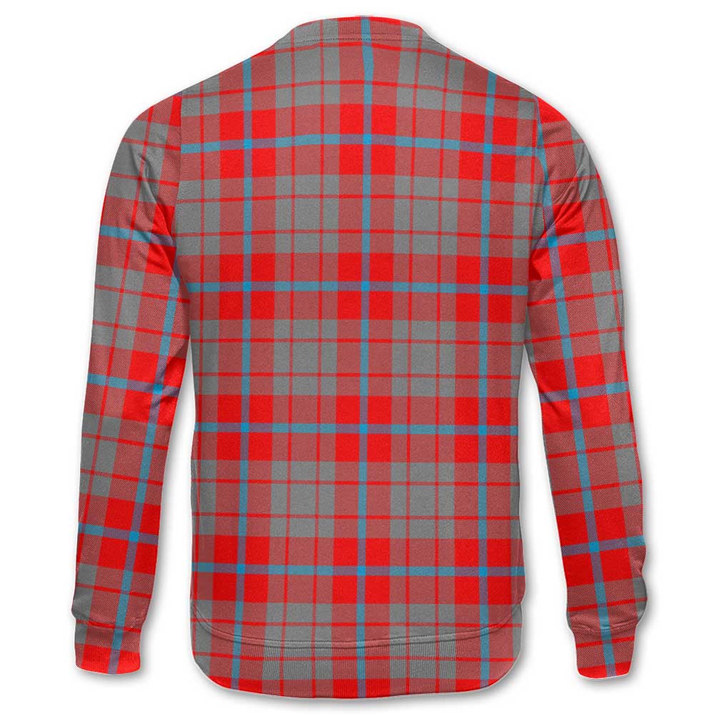 Clan Moubray Tartan Men Sweatshirt Crest And Plaid Basic Style