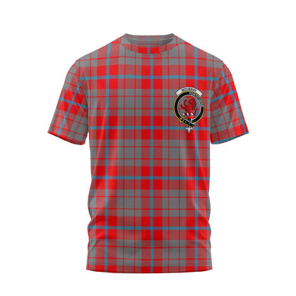 Clan Moubray Tartan Men T Shirt Crest And Plaid Basic Style