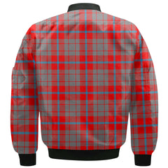Clan Moubray Tartan Women Bomber Jacket Crest And Plaid Basic Style