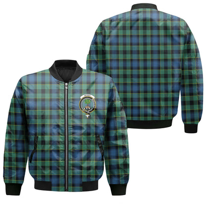 Clan Mowat Tartan Men Bomber Jacket Crest And Plaid Basic Style