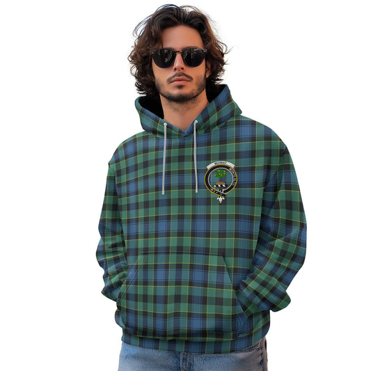 Clan Mowat Tartan Men Hoodie Crest And Plaid Basic Style