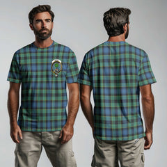 Clan Mowat Tartan Men T Shirt Crest And Plaid Basic Style