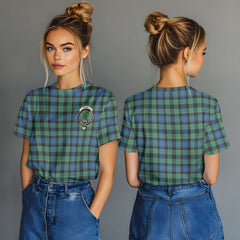 Clan Mowat Tartan Women T Shirt Crest And Plaid Basic Style
