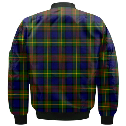 Clan Muir Tartan Men Bomber Jacket Crest And Plaid Basic Style