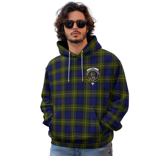 Clan Muir Tartan Men Hoodie Crest And Plaid Basic Style