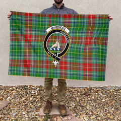 Clan Muirhead Tartan Flag Crest And Plaid Basic Style