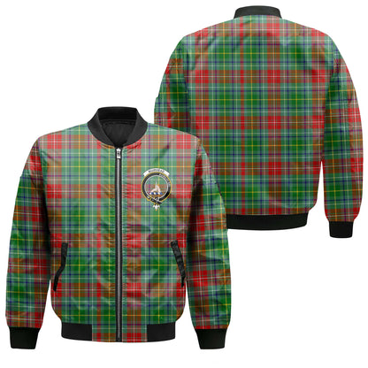 Clan Muirhead Tartan Men Bomber Jacket Crest And Plaid Basic Style