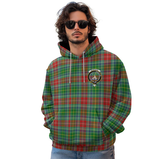 Clan Muirhead Tartan Men Hoodie Crest And Plaid Basic Style