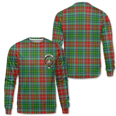 Clan Muirhead Tartan Men Sweatshirt Crest And Plaid Basic Style