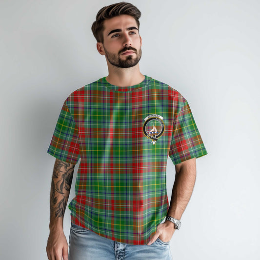 Clan Muirhead Tartan Men T Shirt Crest And Plaid Basic Style