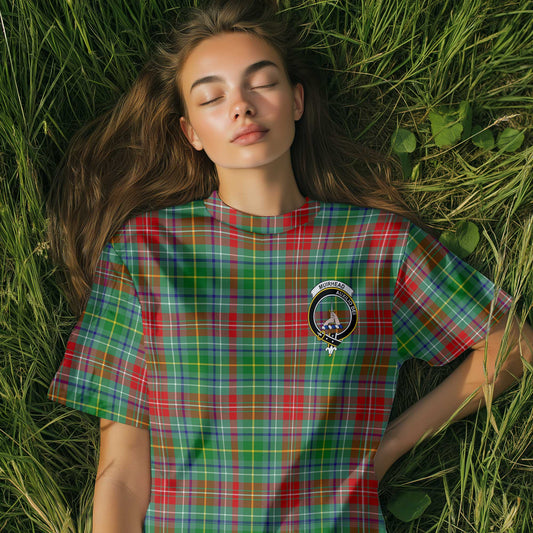 Clan Muirhead Tartan Women T Shirt Crest And Plaid Basic Style