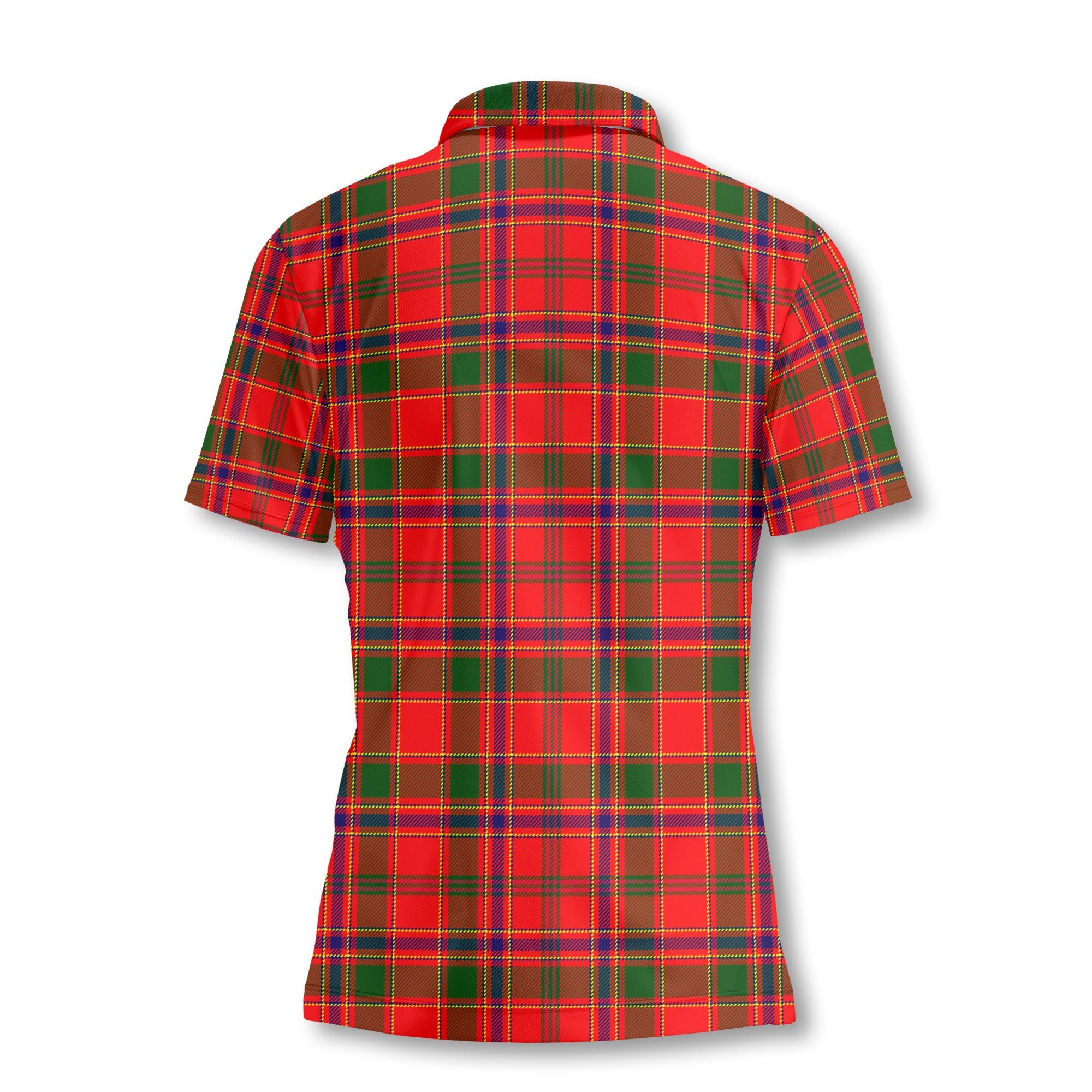 Clan Munro Tartan Women Polo Shirt Crest And Plaid Basic Style