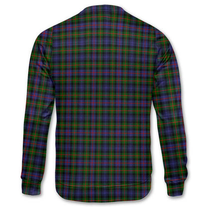 Clan Murray Tartan Men Sweatshirt Crest And Plaid Basic Style