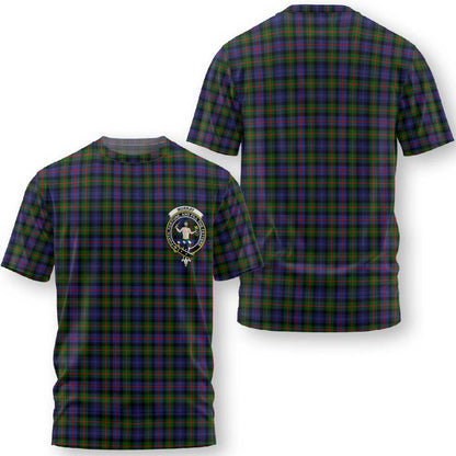 Clan Murray Tartan Men T Shirt Crest And Plaid Basic Style