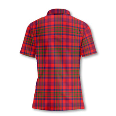 Clan Murray Of Atholl Tartan Women Polo Shirt Crest And Plaid Basic Style