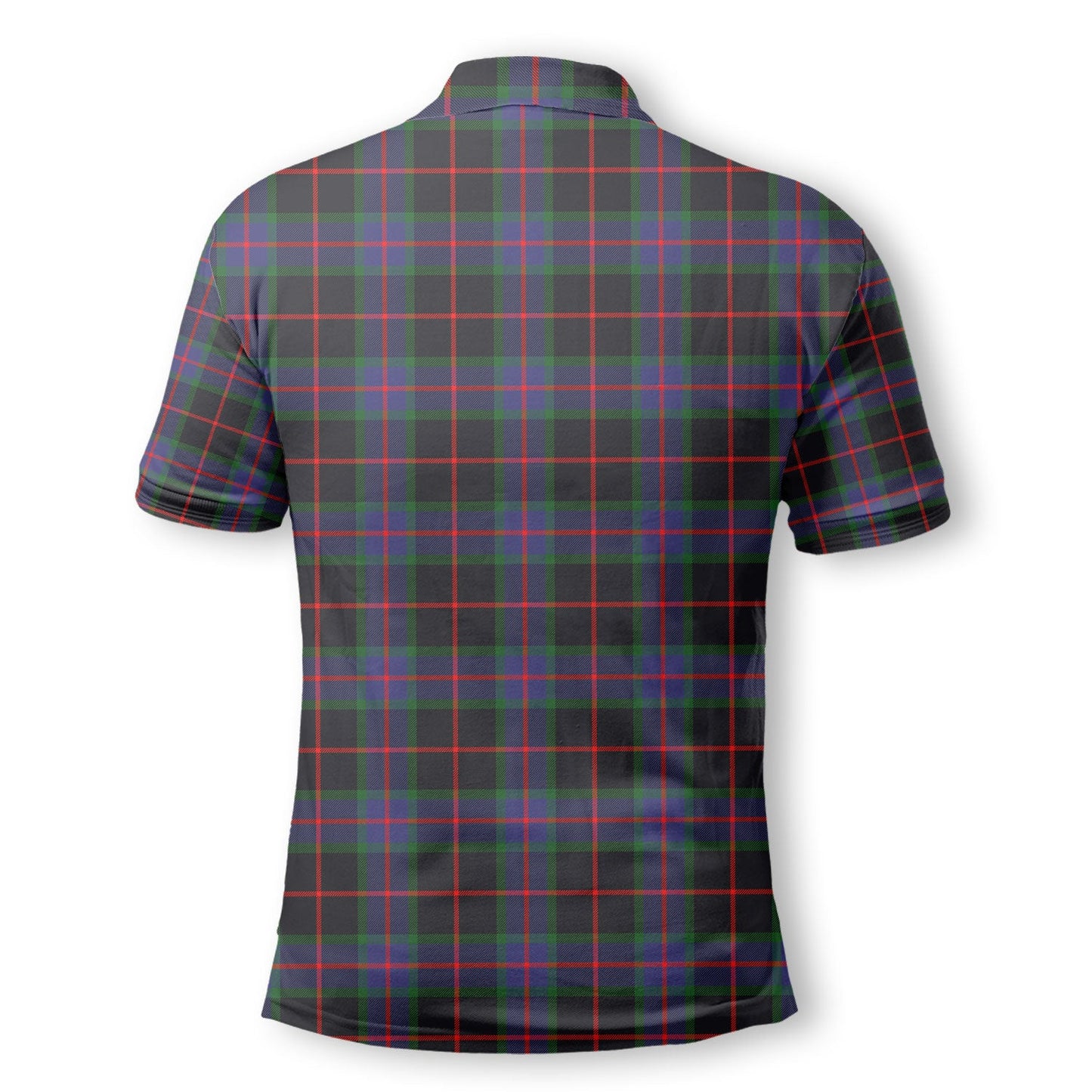 Clan Nairn Tartan Golf Men Polo Shirt Crest And Plaid Basic Style