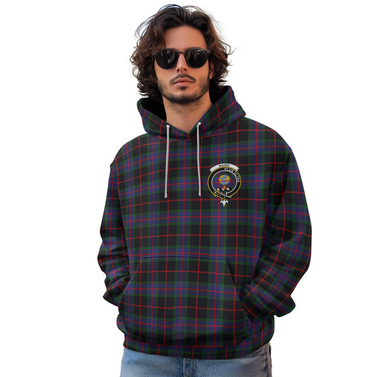 Clan Nairn Tartan Men Hoodie Crest And Plaid Basic Style