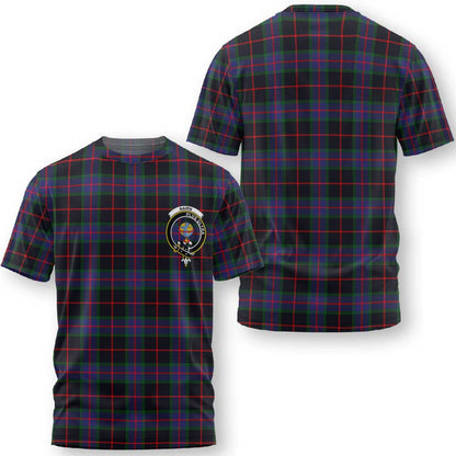 Clan Nairn Tartan Men T Shirt Crest And Plaid Basic Style