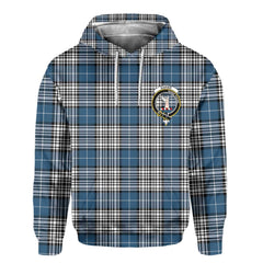 Clan Napier Tartan Men Hoodie Crest And Plaid Basic Style