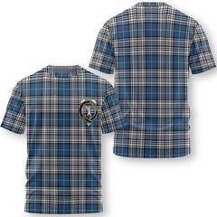 Clan Napier Tartan Men T Shirt Crest And Plaid Basic Style