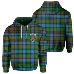 Clan Newlands Tartan Men Hoodie Crest And Plaid Basic Style