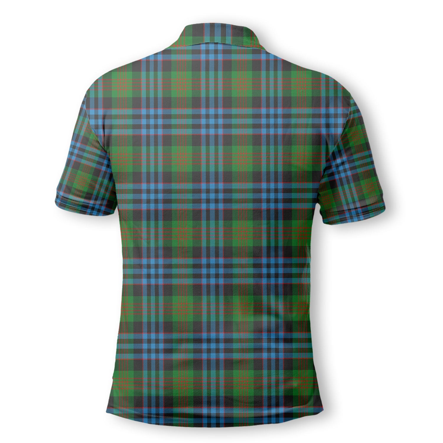 Clan Newlands Tartan Men Polo Shirt Crest And Plaid Basic Style
