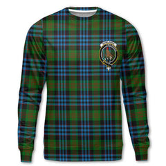 Clan Newlands Tartan Men Sweatshirt Crest And Plaid Basic Style