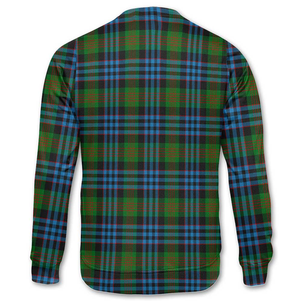 Clan Newlands Tartan Women Sweatshirt Crest And Plaid Basic Style