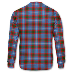 Clan Newton Tartan Women Sweatshirt Crest And Plaid Basic Style