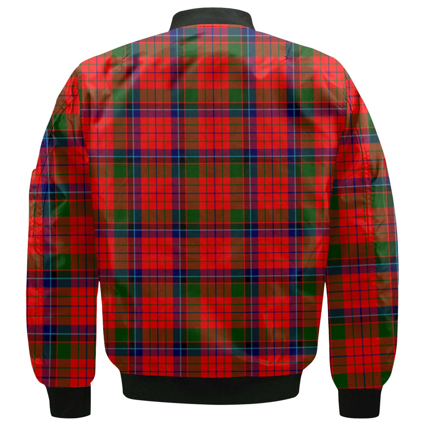 Clan Nicolson Tartan Men Bomber Jacket Crest And Plaid Basic Style