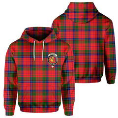 Clan Nicolson Tartan Women Hoodie Crest And Plaid Basic Style