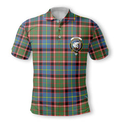 Clan Norvel Tartan Men Polo Shirt Crest And Plaid Basic Style