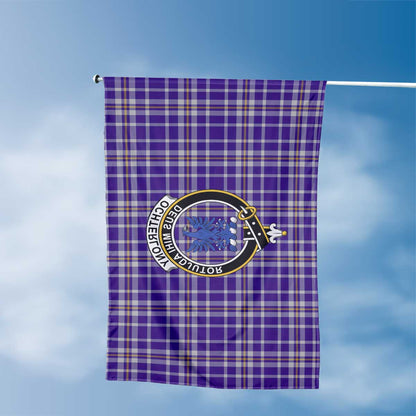 Clan Ochterlony Tartan Flag Crest And Plaid Basic Style