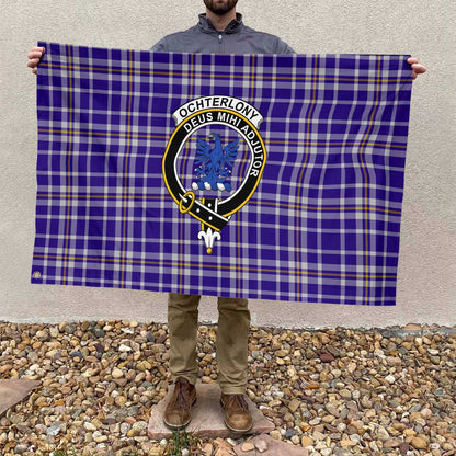 Clan Ochterlony Tartan Flag 1 Crest And Plaid Basic Style Tartan House Flag Crest And Plaid Basic Style