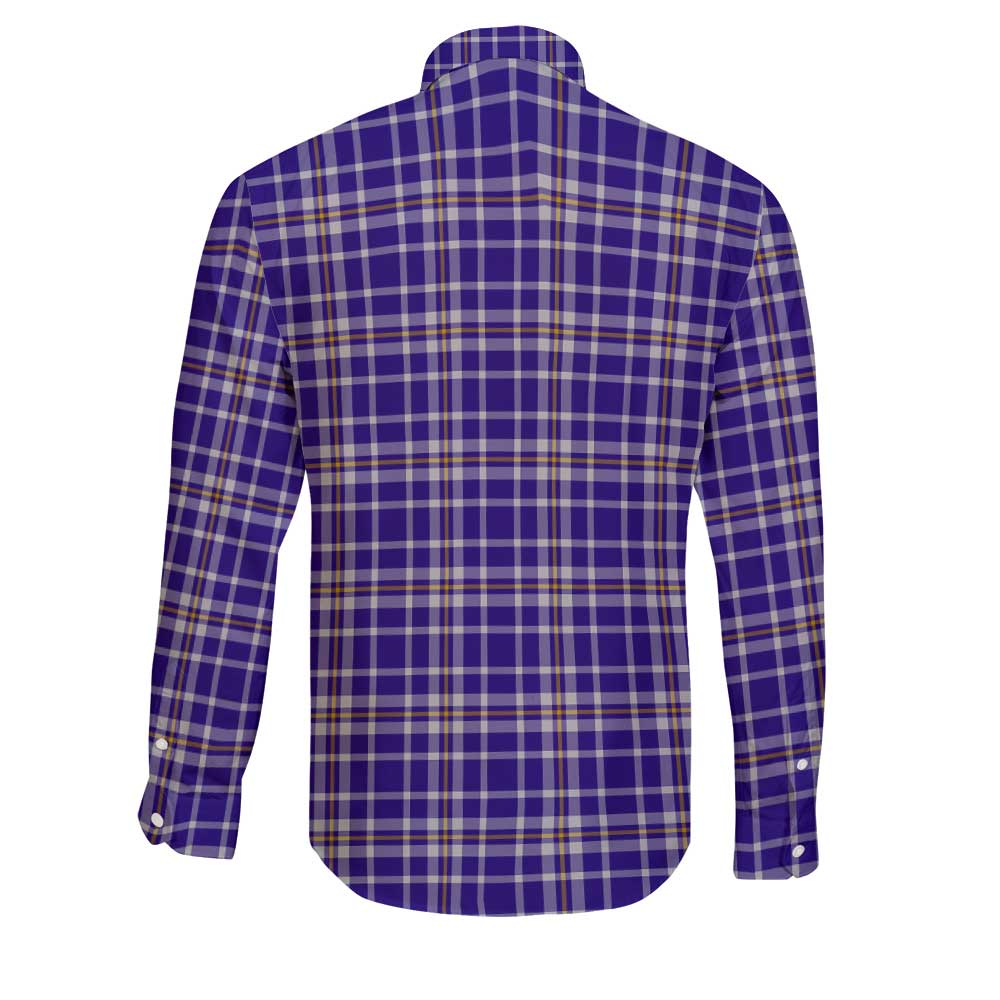 Clan Ochterlony Tartan Long Sleeve Button Shirt Crest And Plaid Basic Style